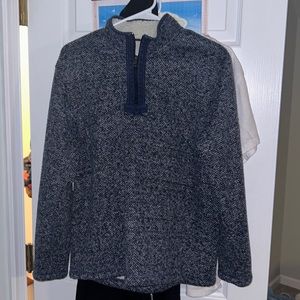 Orvis Fleece pullover quarter zip, size medium